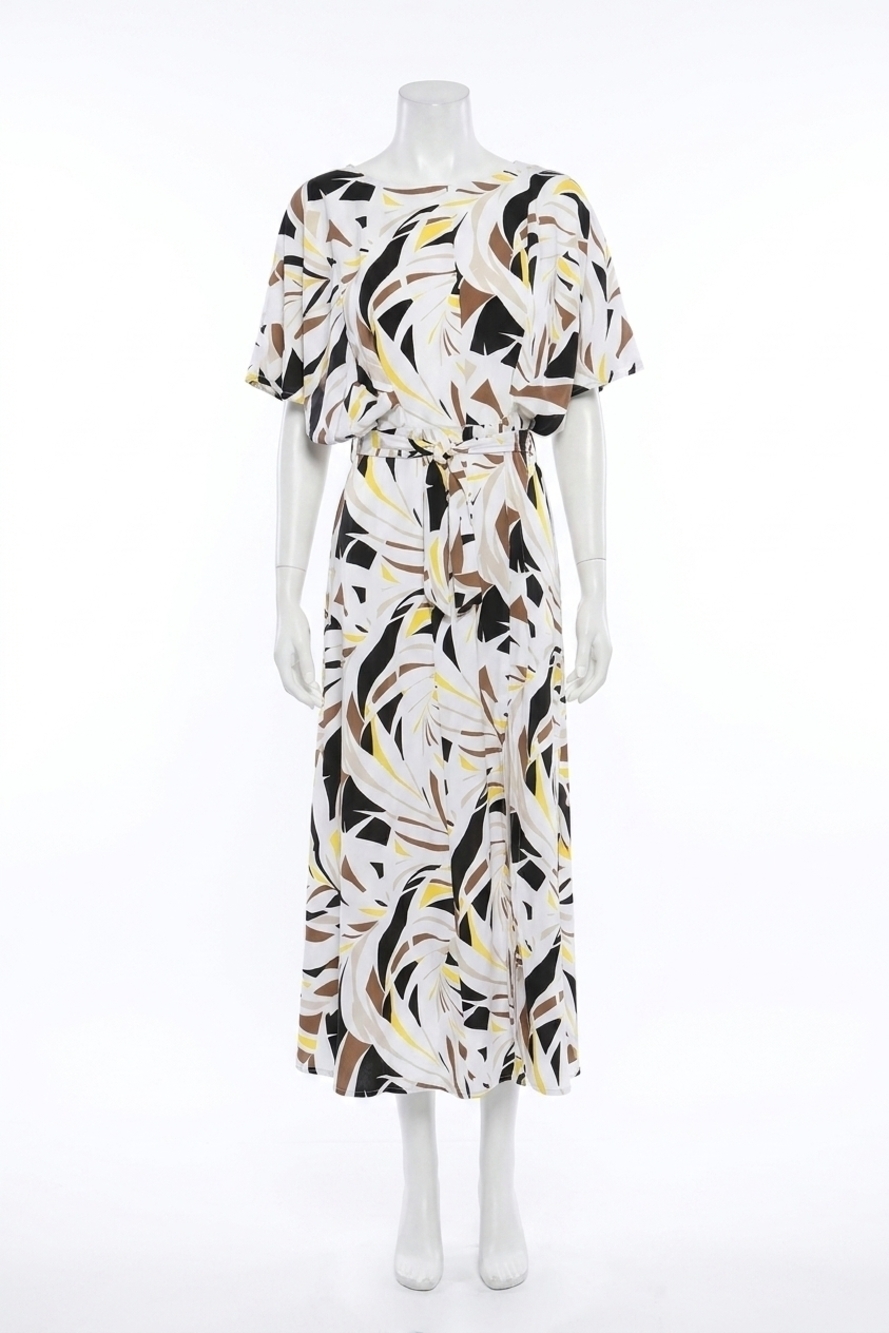 NEW JOSEPH RIBKOFF tropical front slit summer dress